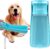 SOICTA Portable Dog Small Animals Water Bottle for Walking 19 OZ or 12 OZ Pet Water Bottles for Puppy Medium Large Dogs Little Animals Water Dispenser Dog Small Animals Water Bowl