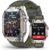 SOUYIE Smart Watch for Men with LED Flashlight, 2.02″ HD Display Rugged Outdoor Sport Smartwatch with Compass/Altimeter/Barometer, Waterproof Fitness Tracker, Heart Rate Sleep Monitor for iOS Android