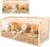 Wooden Hamster Cage, 40inch Large Hamster Cage Enclosure with Openable Top & Thickened Acrylic for Small Animals, Guinea Pig, Rabbit, Rat, 40″L x 20”W x 20”H Hamster Habitat with Multi-vent