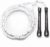 Elite Jumps – Do Hard Things 1” Beaded Jump Ropes | Crossover Jump Rope for Your Exercise Equipment | Segmented Jump Rope