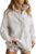 Gacaky Sweatshirt for Women Oversized Casual Long Sleeve Button Henley Neck Pullover Tops Fashion Outfits Clothes