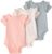 little planet by carter’s unisex-baby 3-pack Short Sleeve Bodysuits Made With Organic Cotton