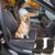 2 Packs Front Seat Car Cover, Waterproof Dog Car Seat Cover, Non-slip & Scratch-Proof, Pet Car Seat Protector with Side Flaps and Storage Pocket, Car Seat Cover for Most Cars, Trucks and SUVs