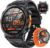 Military Smart Watches for Men GPS, 1.56″ AMOLED Screen Bluetooth Call, Smartwatch for Android Phones and iPhone, 100+ Sport Modes, 3ATM Waterproof Smart Watch with Compass