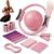 Pilates Equipment Kit for Home Workout, 16 pcs Pilates Kit With Weights for Women, Pilates Ring Set, Pilates Ball Accessories Kit, Grip Socks, Home Pilates Workout Kit, Pilates Set Equipment