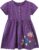 AMIYAN Toddler Girl Short Sleeve Dress Cotton Embroidery Applique Dresses Casual Cartoon Print Dresses for Girls 2-6 Years