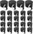 LANIAKEA 24PCS Yoga Strap for Stretching 6ft Exercise Adjustable Straps Yoga Belt with Adjustable D Ring Buckle for Pilates Gym Workouts Fitness Improves Sitting Posture