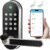 Fingerprint Smart Door Lock with Handle & Keypad – No More Lost Keys, Keyless Entry & Remote Access for Home, Kids, Airbnb & Rental Property, DIY Install, Alexa & Google Compatible