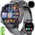 LIGE Smart Watches for Men with 900mAh Battery(60+Standby),1.73″ AMOLED with Bluetooth Call,110+ Sports Mode Tactical Fitness Tracker/Heart Rate Sleep Health Monitor/Android iOS Military Smart Watch