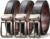 LMUGOOS 3-Pack Men’s Reversible Genuine Leather Belt, Adjustable & Cuttable 1.2″ for Dress & Jeans, Ideal Gift for Men