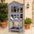 Aivituvin Outdoor Bird Cage Large Wooden Bird Aviary with Perch for Parakeet,Macaw and Any Small Birds,Wire Netting Above The Tray,Prevent Escape