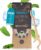 Brushee – 3 Pack Bamboo Toothbrushes Kit – 3-in-1 Travel Toothbrush with Flosser – Soft Eco-Friendly Disposable Toothbrushes with Toothpaste Fresh Mint Flavored – Individually Wrapped for Travel