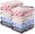 Tudomro 8 Pcs Guinea Pig Blankets Washable Small Pet Fleece Bedding Cage Liners Double Sided Pet Reusable Sleep Mat Pad Cover for Ferret Chinchilla Furniture Protection(Dot,12 x 12 Inch)