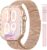 Smart Watch for Women Men Fitness: Smart Watch for iPhone&Android Bluetooth Call with SpO2 Sleep Heart Rate Monitor,IP68,Fitness Tracker with 120+Sport,Reloj Inteligente 30 Day+Battery Life, 2 Bands