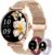 Smart Watch for Women(Answer/Make Calls), 1.27″ HD Screen Fitness Tracker with Heart Rate/Sleep Monitor, 130+ Sport Modes IP68 Waterproof Activity Tracking, Smartwatch for Android Phones iPhone