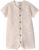 little planet by carter’s unisex-baby Waffle Knit Button-Front Jumpsuit made with Organic Cotton