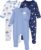 Yoofoss Baby Pajamas 100% Organic Cotton Baby Sleepers for Newborn 0-3 3-6 6-9 Months Boys Girl Clothes 3pcs Footed PJs