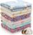Guinea Pig Blankets 6 Pack, Soft Fleece Small Animal Blanket Cage Liners for Rabbit Hamster Chinchilla Hedgehog Guinea Pig, Cute Washable Pet Mat Bedding Accessories