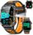 Military Smarty Watch for Men, 2.01″ Smartwatch with 1200mAh Battery, Flashlight, Answer/Make Calls, Heart Rate/Sleep Monitor 100+ Sport Modes Fitness Tracker for Android/iPhone