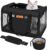 YUNIQUE Soft-Sided Cat & Dog Carrier for Pets Up to 15 Lbs, Airline Approved Collapsible Travel Puppy Carrier with Lightweight Fabric Design (Black)