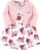 Hudson Baby Infant and Toddler Girls Cotton Dress and Cardigan Set