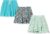 Amazon Essentials Girls and Toddlers’ Knit Skorts with Elastic Waist and Built-in Shorts