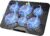 AICHESON Laptop Cooling Pad with 6 High-Speed Fans, Laptop Cooler with Adjustable Angles, Compatible with 14-17.3 Inch Laptops