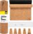 Luxury Cork Yoga Mat – Non Slip, Extra Thick Grip. Thicker, Longer, and Wider for More Comfort and Support. Tough Enough For Hot Yoga. Natural, Non Toxic, and Eco Friendly. Optional Alignment Lines.