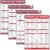 Palace Learning 4 Pack – Resistance Bands Workout Exercise Posters Volume 1, 2 & 3 + Resistance Loops Fitness Chart (LAMINATED, 18″ x 24″)