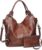 Women Tote Bag Handbags PU Leather Fashion Hobo Shoulder Bags with Adjustable Shoulder Strap