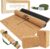 Y O Gayo Premium Cork All-in-One Yoga Essentials Kit -Large Cork Yoga Mat 5mm and Blocks Set with Carry Strap and Alignment lines, 10ft Stretch Strap, Your Ultimate Yoga Starter Set